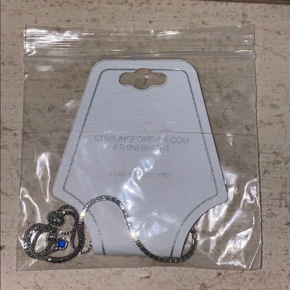 Bracelet. Nwt. Silver and sapphire - Picture 5 of 5